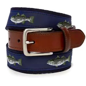 NWT Men's Saddlebred 1.38" Fish Belt